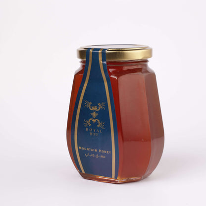 Royal Hive Lebanese Mountain Honey 500g – 100% Pure & Raw, Glass Jar