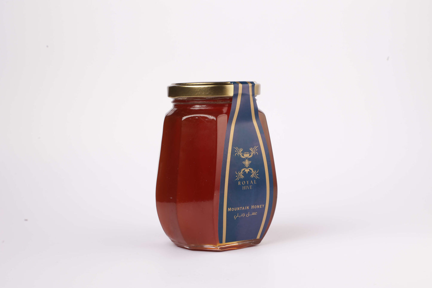 Royal Hive Lebanese Mountain Honey 500g – 100% Pure & Raw, Glass Jar