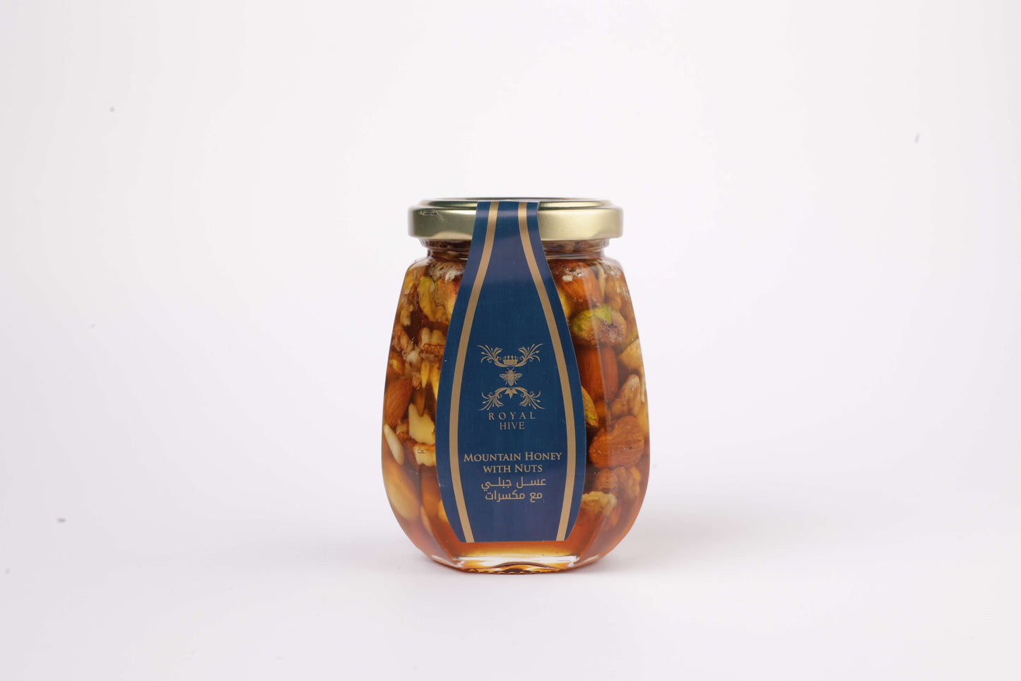 Premium Nuts Blended with Raw Honey – Lebanese Delicacy in a Glass Jar