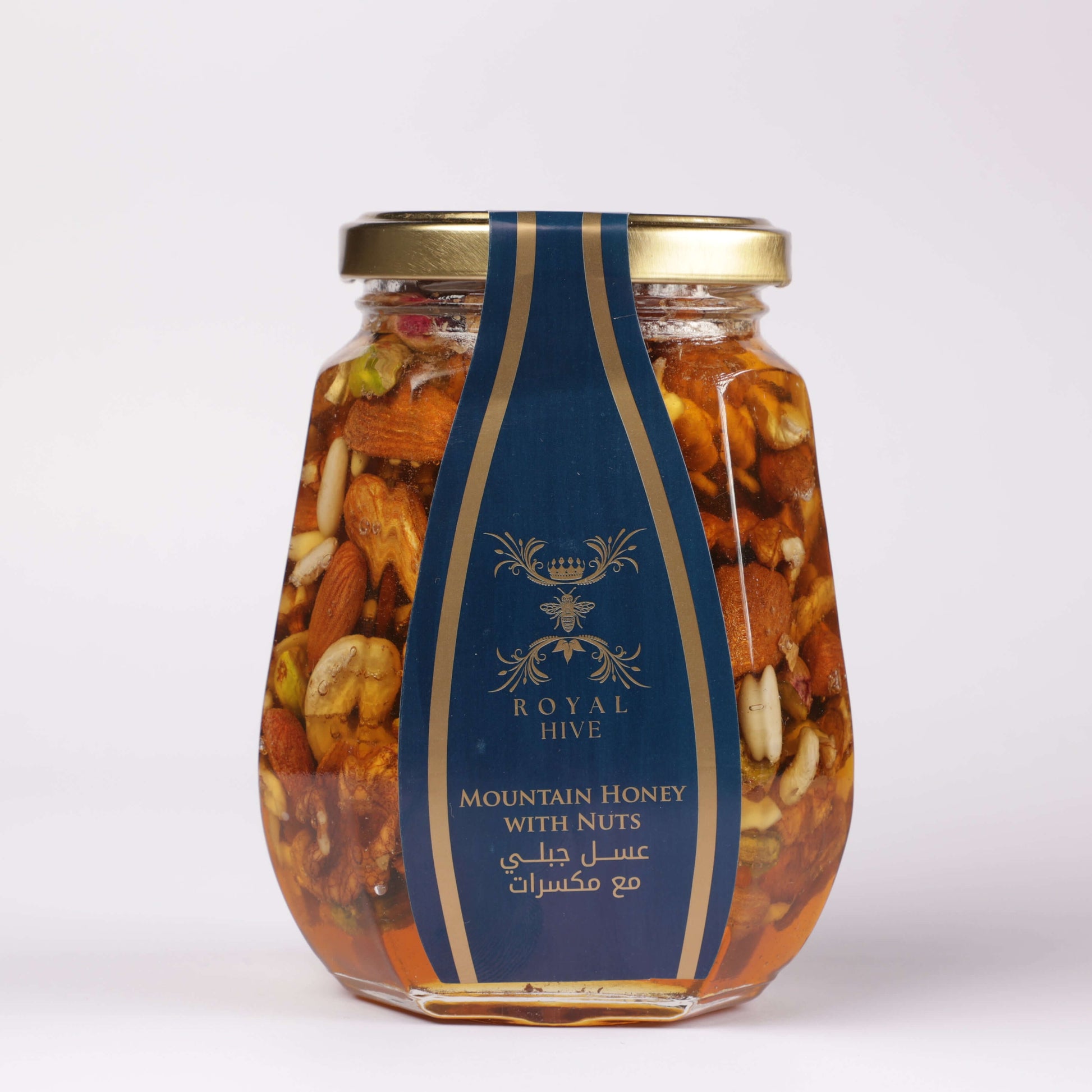 Royal Hive Lebanese Honey with Nuts 500g – Natural & Luxury Honey Blend